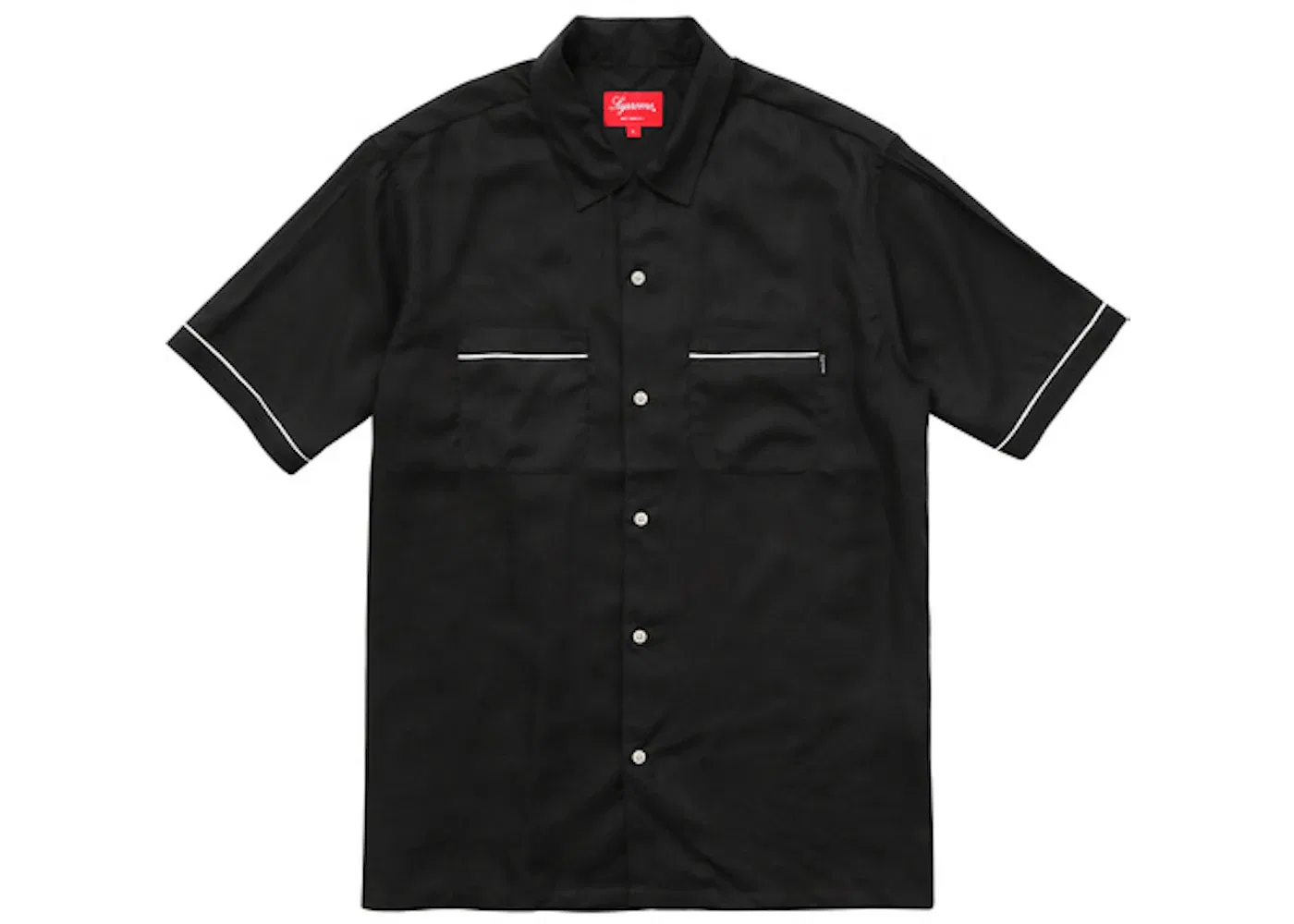 Мужская рубашка с принтом Supreme Playboy Bowling Shirt, Black