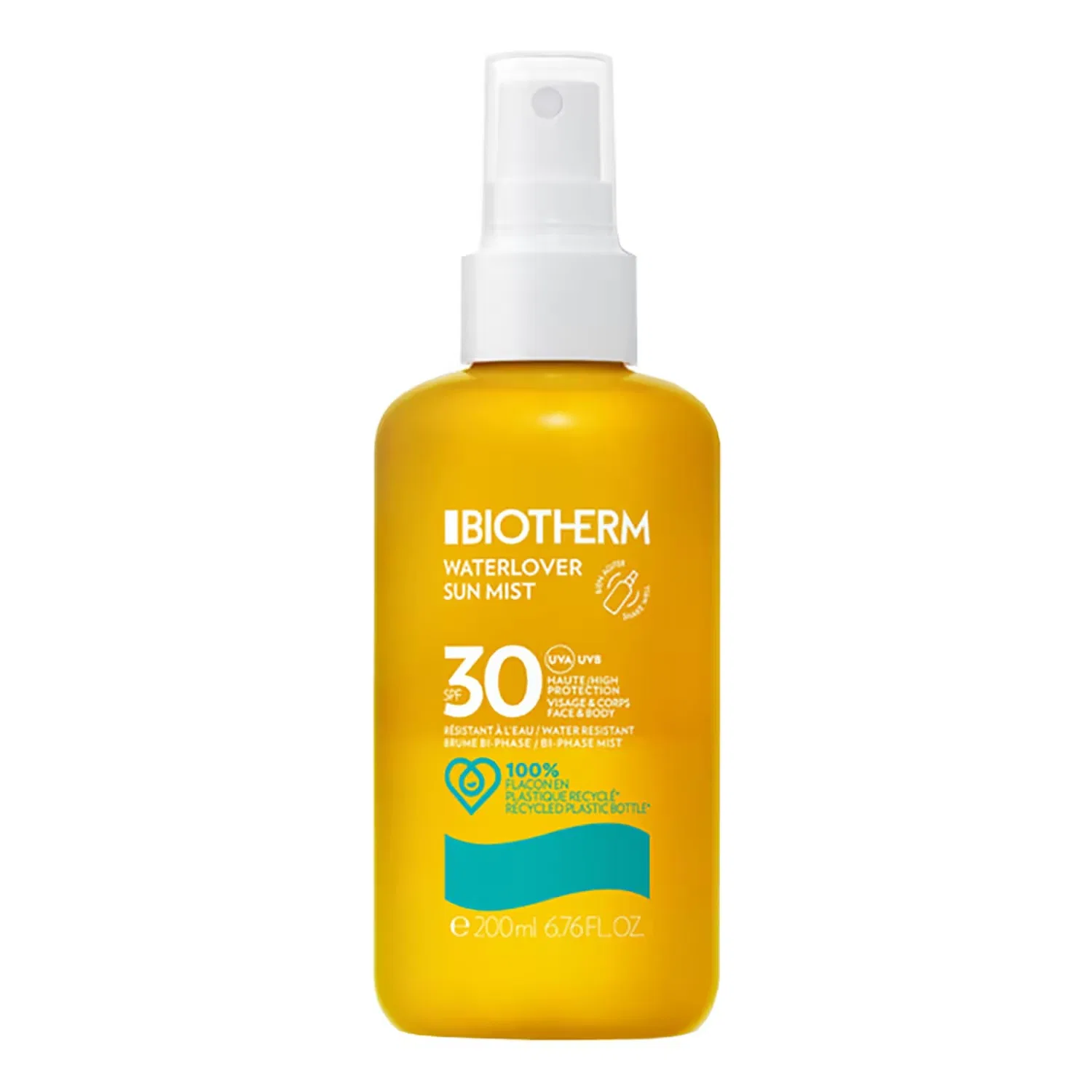 Солнцезащитный спрей Waterlover Sun Mist LSF 30, 200 мл, BIOTHERM