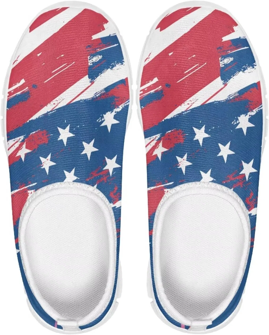 Детские кроссовки с принтом для мальчиков и девочек Quxjehoe, Usa Flag — фото 4