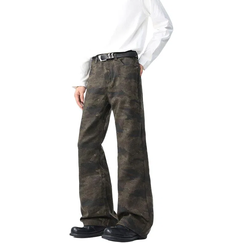 Детские джинсы с камуфляжным принтом Jeep, Camo Brown