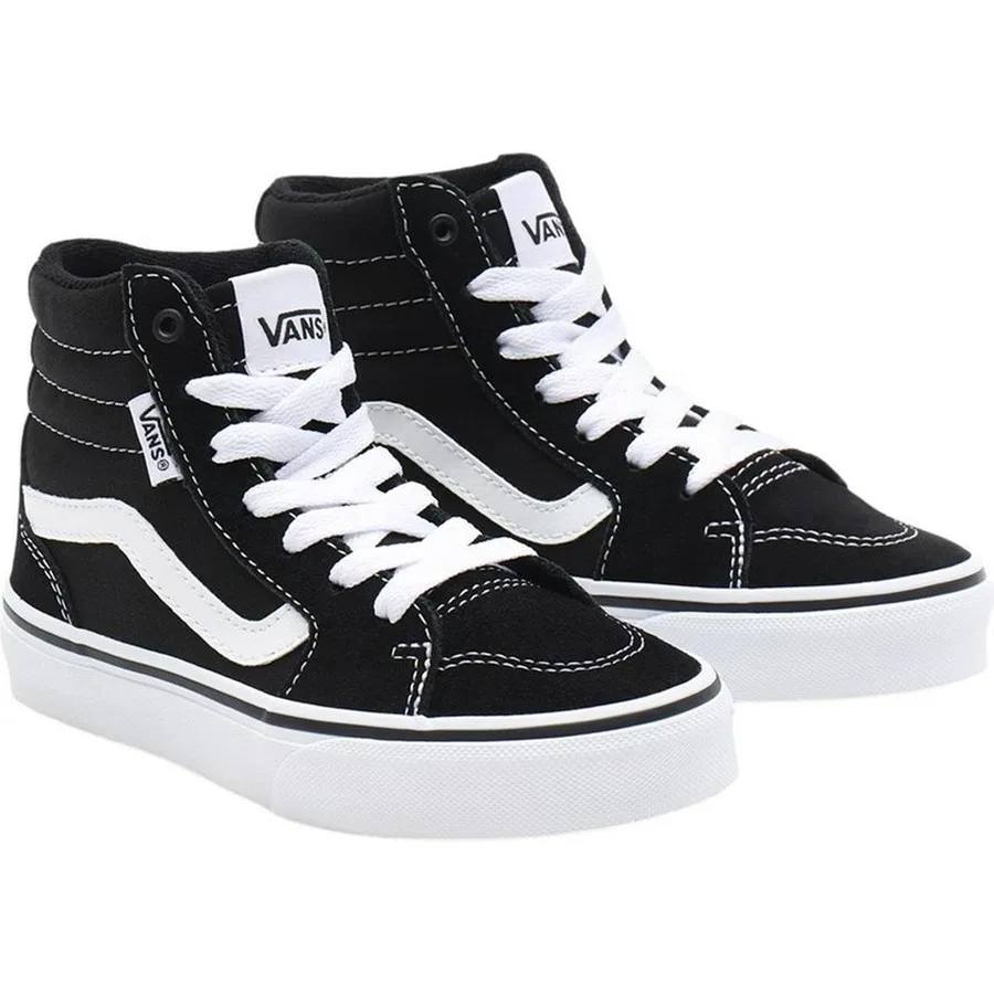 Кроссовки детские с высоким верхом Filmore Hi Vans, Черный — фото 4