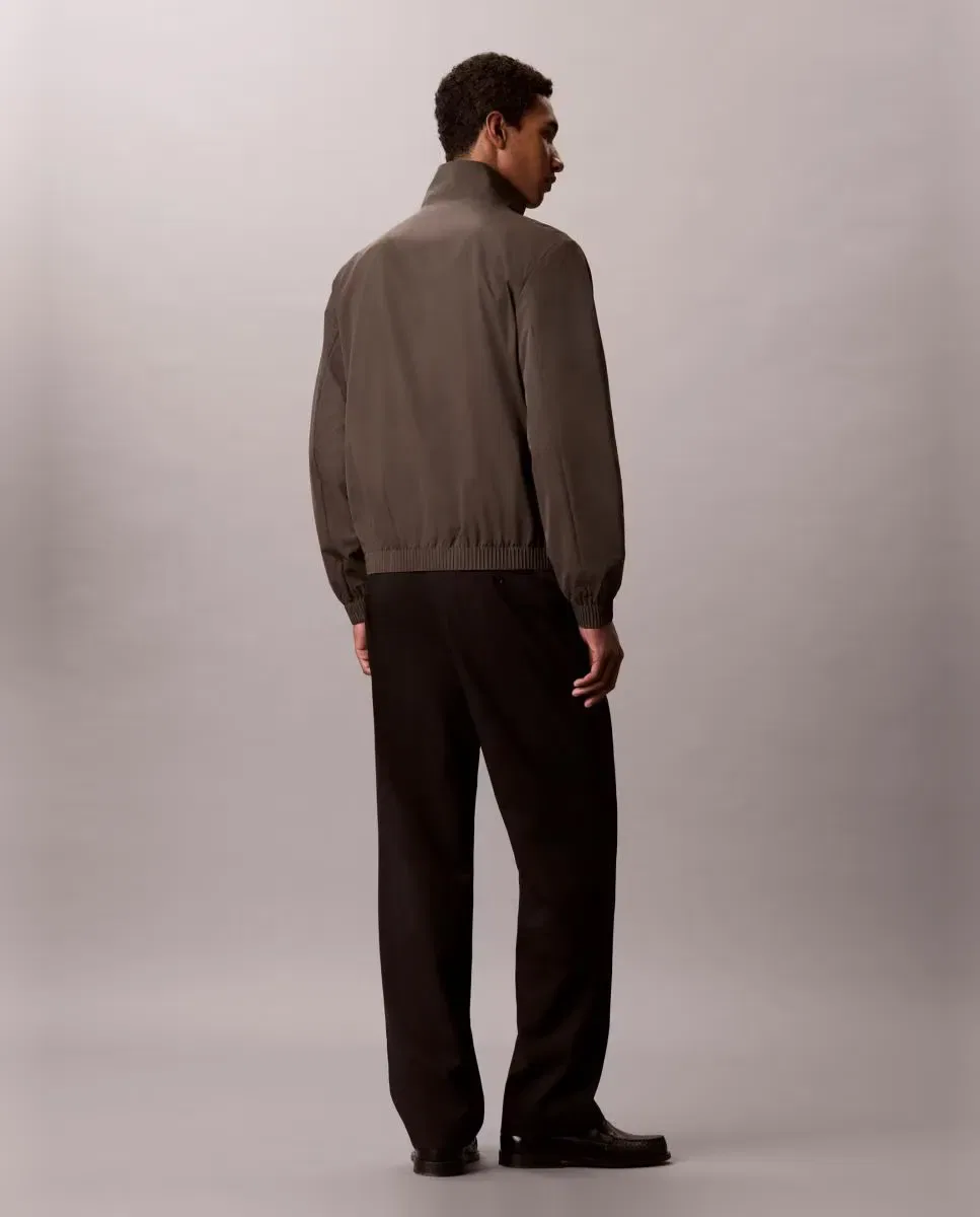 Мужская куртка-бомбер из полиэстера Calvin Klein, Gris Oscuro — фото 2