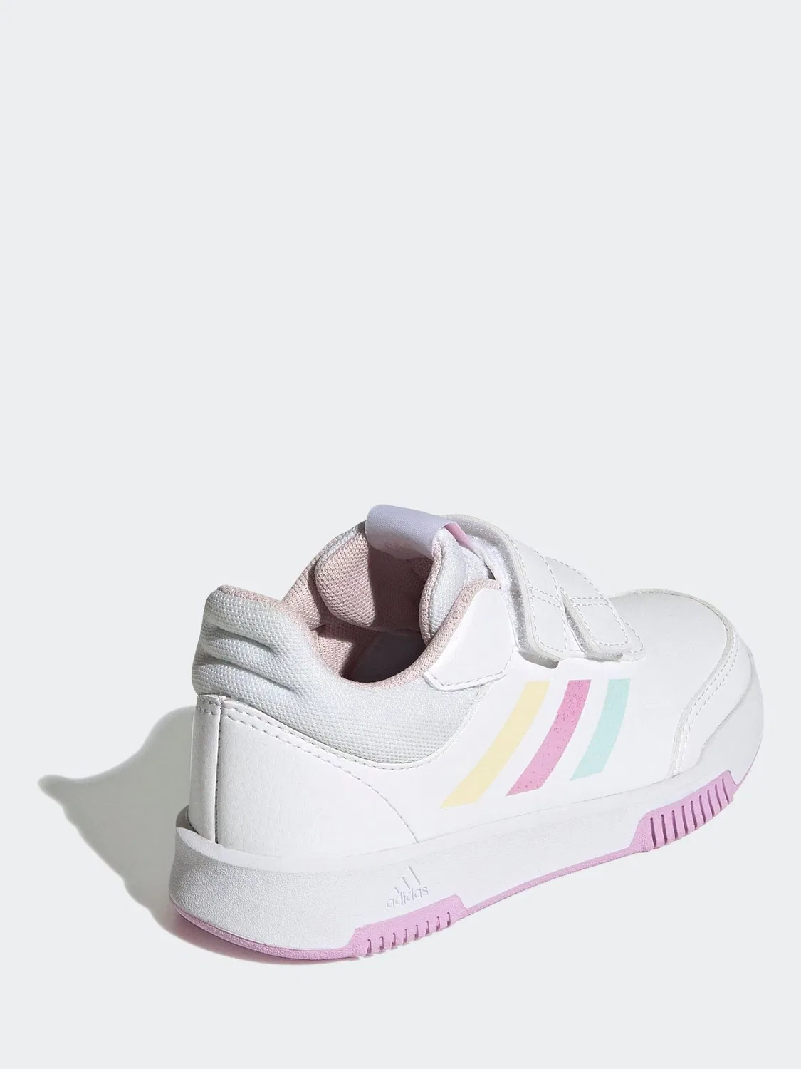 Кроссовки детские Tensaur adidas, бело-розовый — фото 3