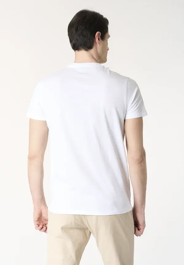 Футболка хлопковая Basic t-shirt U.S. Polo Assn., белый — фото 3