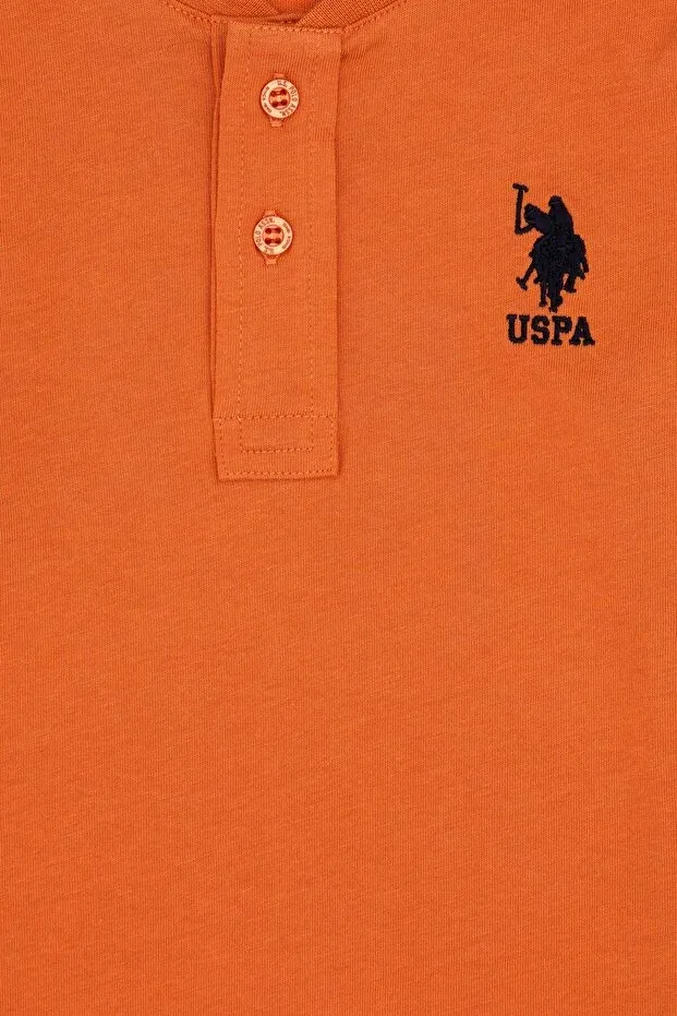 Детское для мальчиков свитшот хлопковый U.S. Polo Assn., Copper — фото 3
