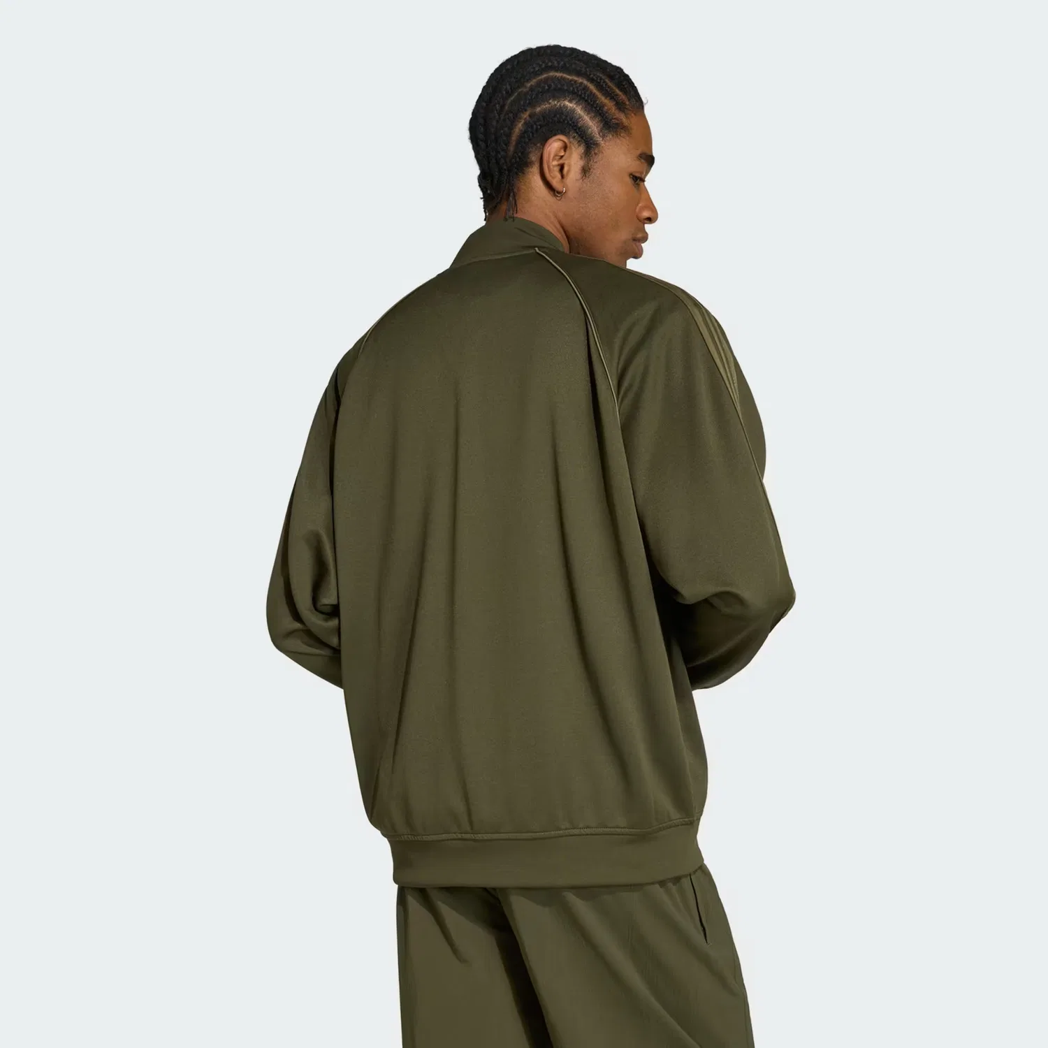 Мужская олимпийка свободного кроя SST Adicolor Classics Loose Tracktop Adidas Originals, Night Cargo — фото 2