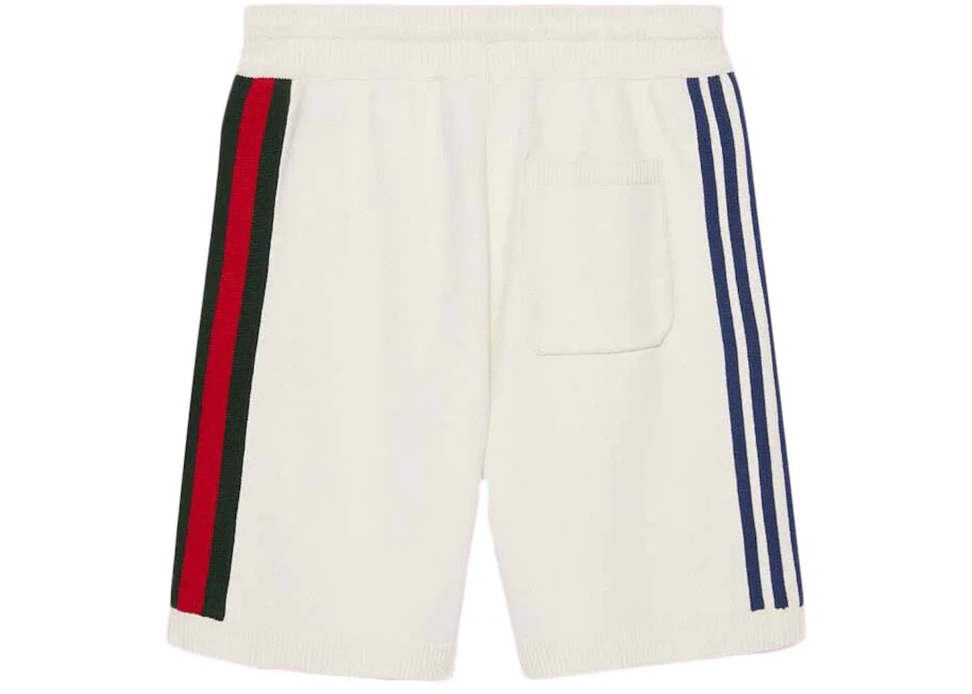 Мужские шорты с эластичным поясом Gucci x Adidas Shorts Gucci, White — фото 2