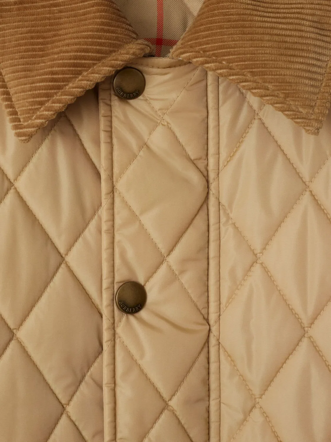 Куртка с объемной стеганой отделкой Burberry, бежевый — фото 3