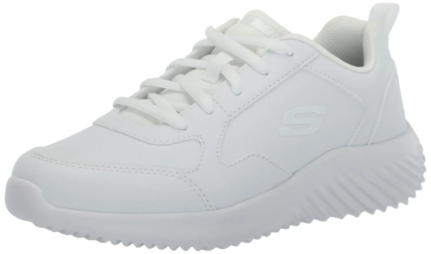 Детские кроссовки для мальчиков с принтом Bounder Skechers, Opulento White Garden