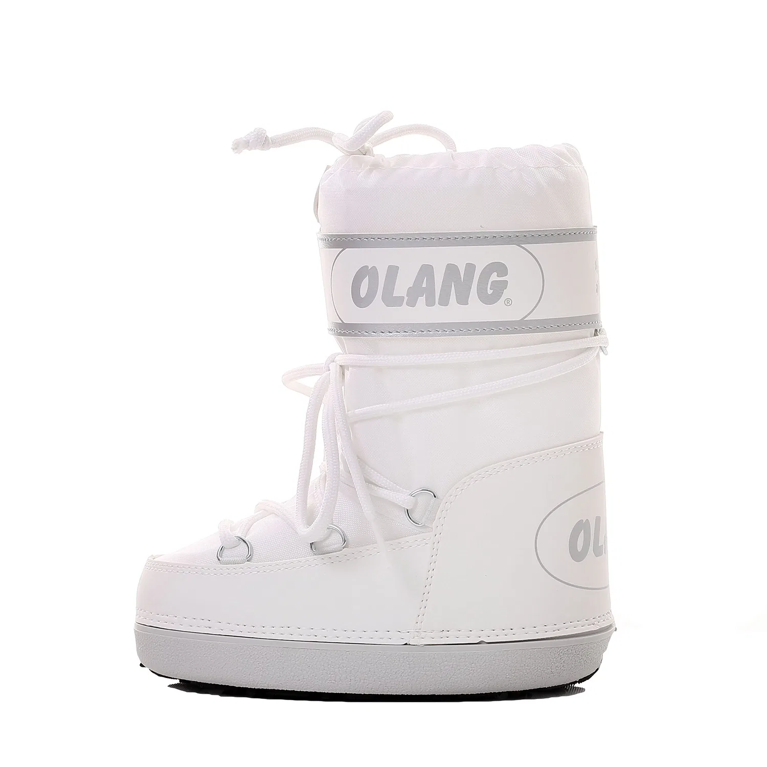Детские снежные ботинки для мальчиков с водонепроницаемым верхом Olang, White