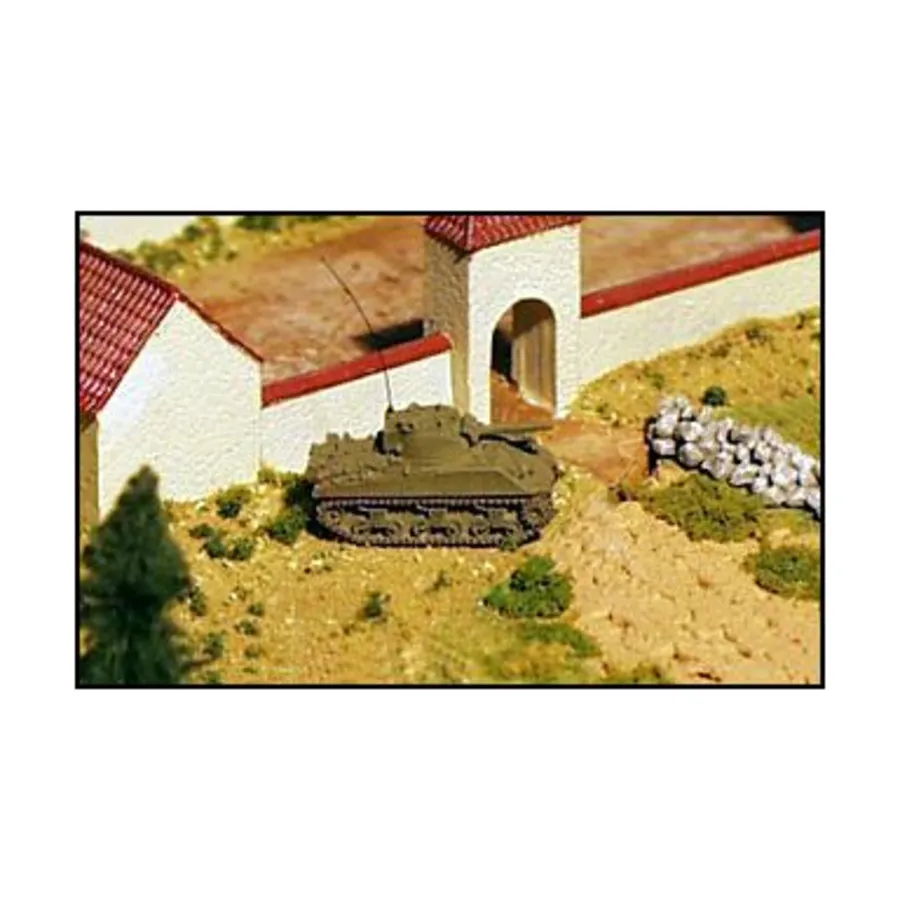 

M4A3 Шерман с 75-мм пушкой, WWII Micro Armour - United States - Tanks (1:285)