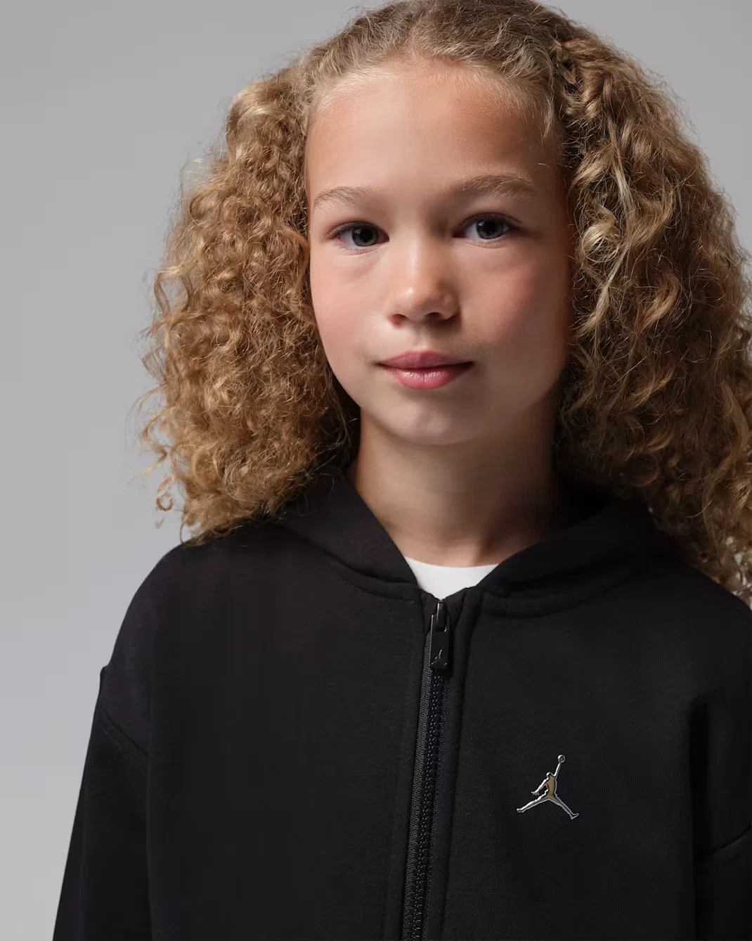 Комплект Jordan Brooklyn Fleece из двух предметов (худи на молнии и брюки) для детей младшего возраста, Black — фото 4