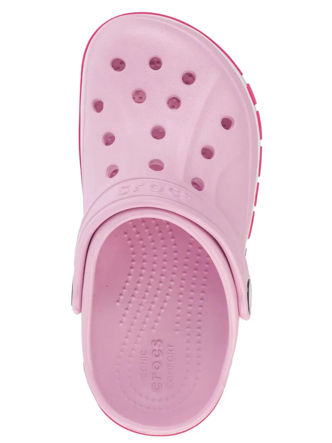 Детские сандалии Crocs Bayaband Kids Clog розового цвета — фото 4