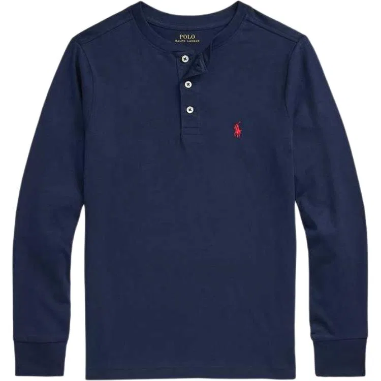Детская футболка с длинным рукавом Elegant Dark Blue Polo Ralph Lauren, Elegant Dark Blue
