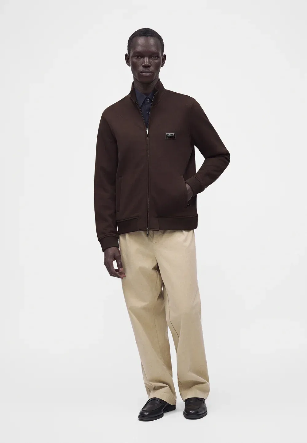 Толстовка на молнии Emporio Armani, Black Coffee — фото 2