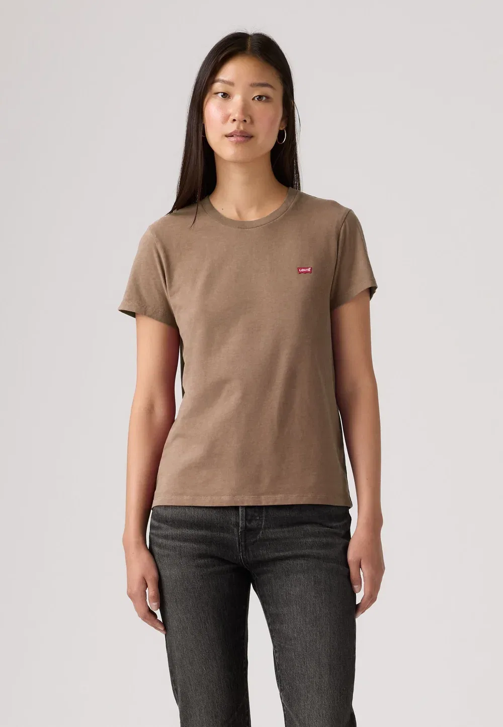 Идеальная футболка - базовая футболка Levi'S, Taupe Gray Heather