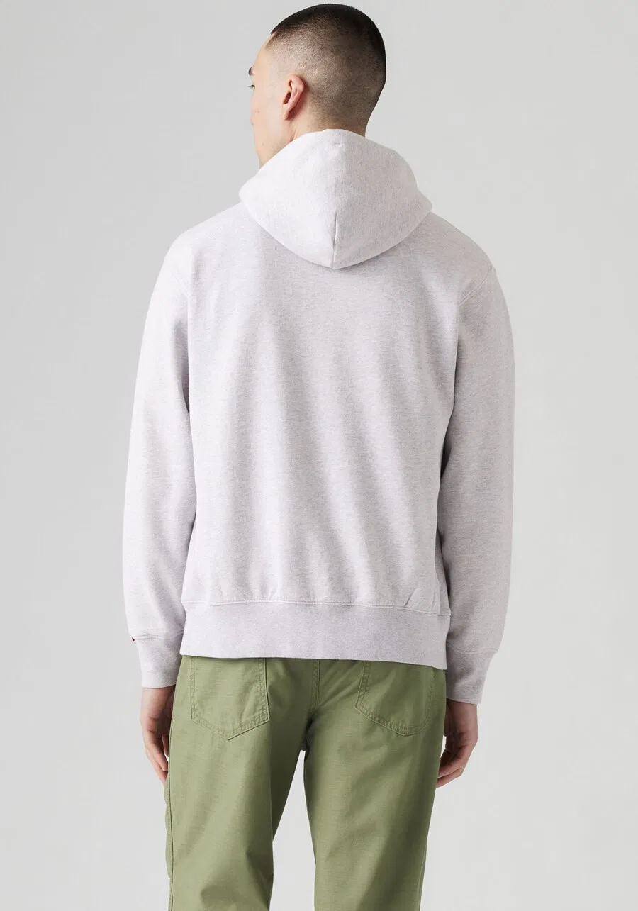 Толстовка LEVI'S 'AUTHENTIC' светло-серого цвета — фото 3