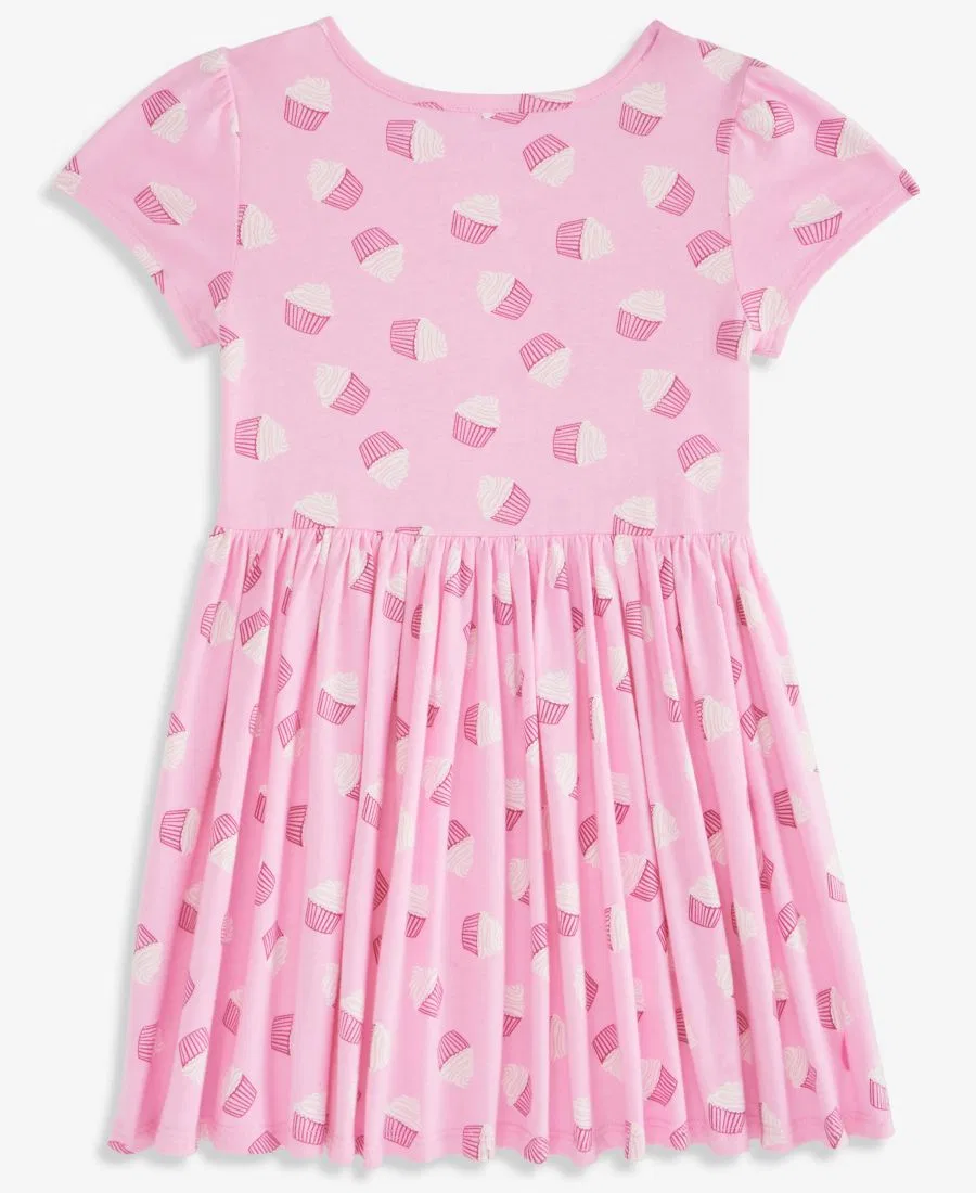 Детское платье для девочек с принтом Cupcake-Print Epic Threads, Bonbon — фото 3