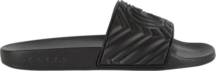 Сандалии Gucci Wmns Quilted Slide Black, черный
