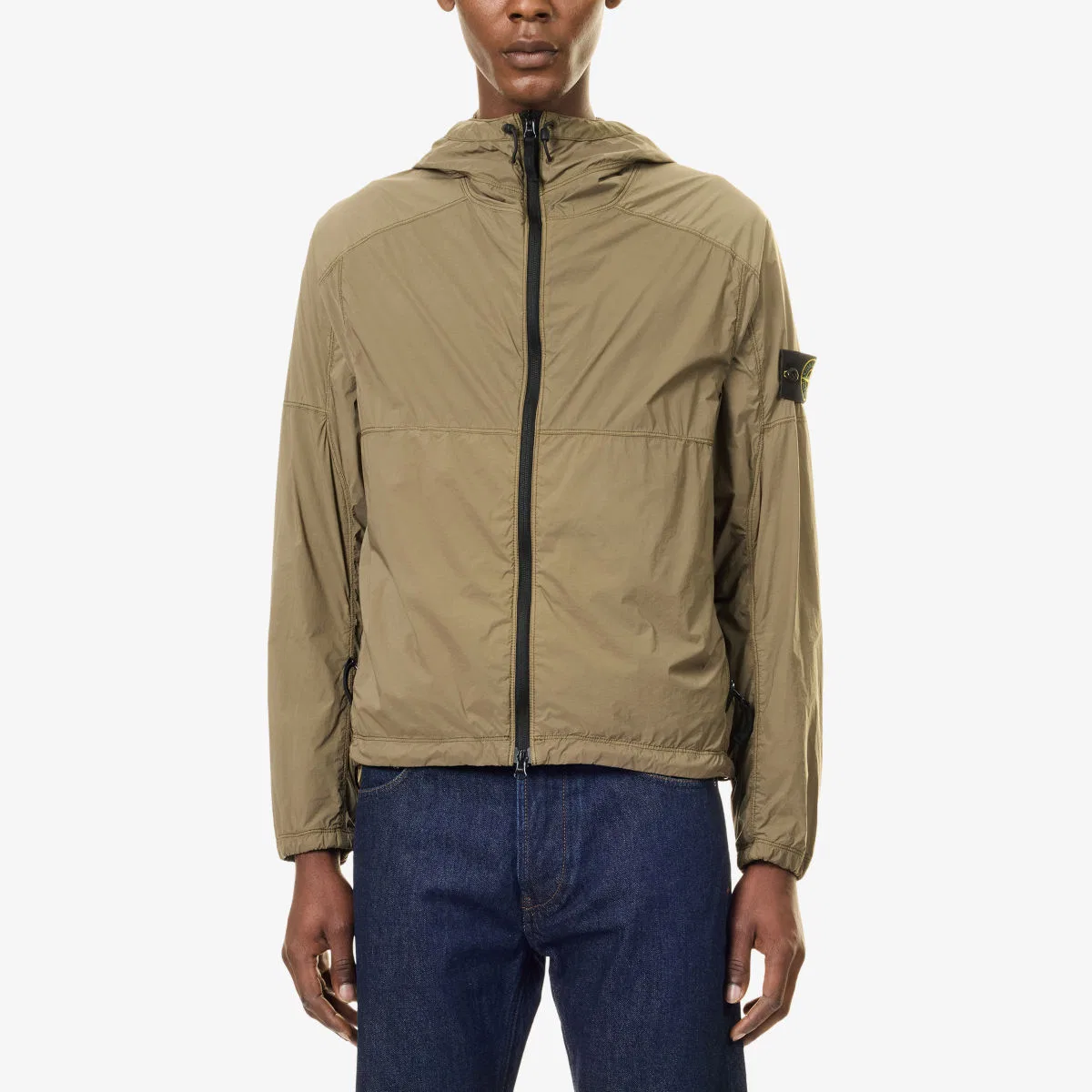 Сверхлегкая тканая куртка с капюшоном Stone Island, зеленый — фото 3