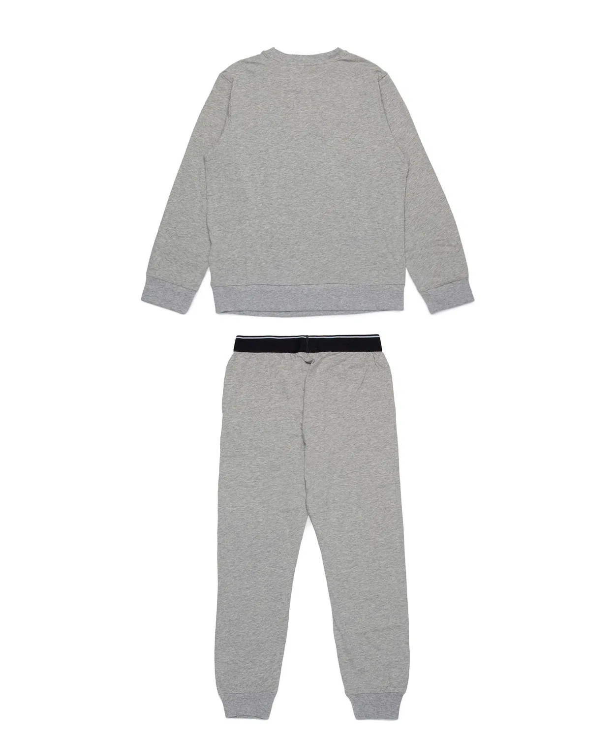 Детский комплект пижамы с брендовым логотипом DIESEL KIDS, Черный — фото 3