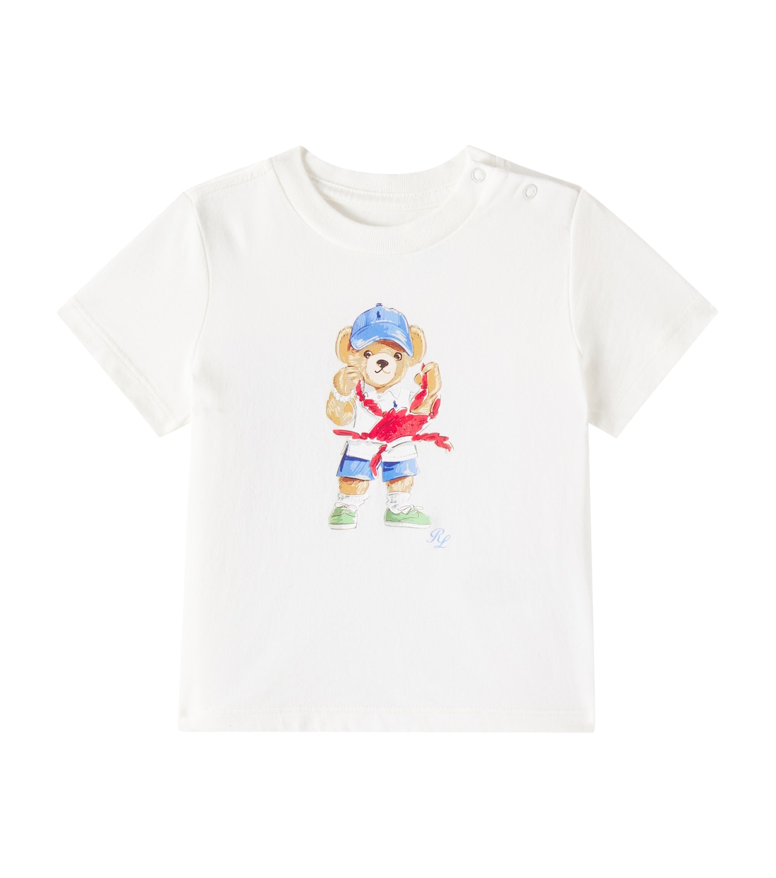 

Футболка из хлопкового трикотажа для младенцев Polo Ralph Lauren Kids, Nevis