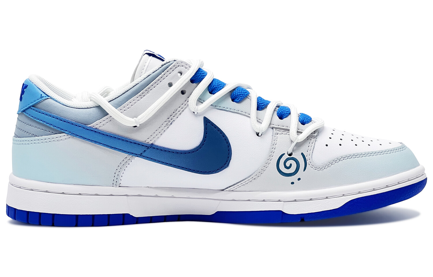 

Кроссовки Nike Dunk Skateboarding Shoes Men Low-top White/blue, светло-серый