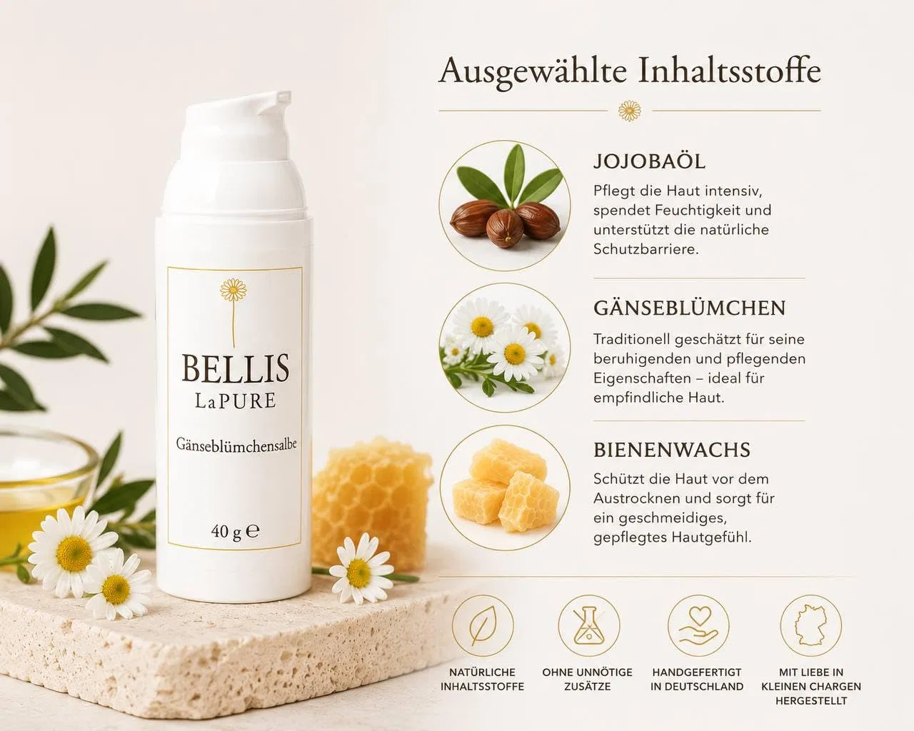 Набор из 2 бальзамов с экстрактом маргаритки BELLIS LaPURE, 2x40 г Bellis Lapure — фото 3