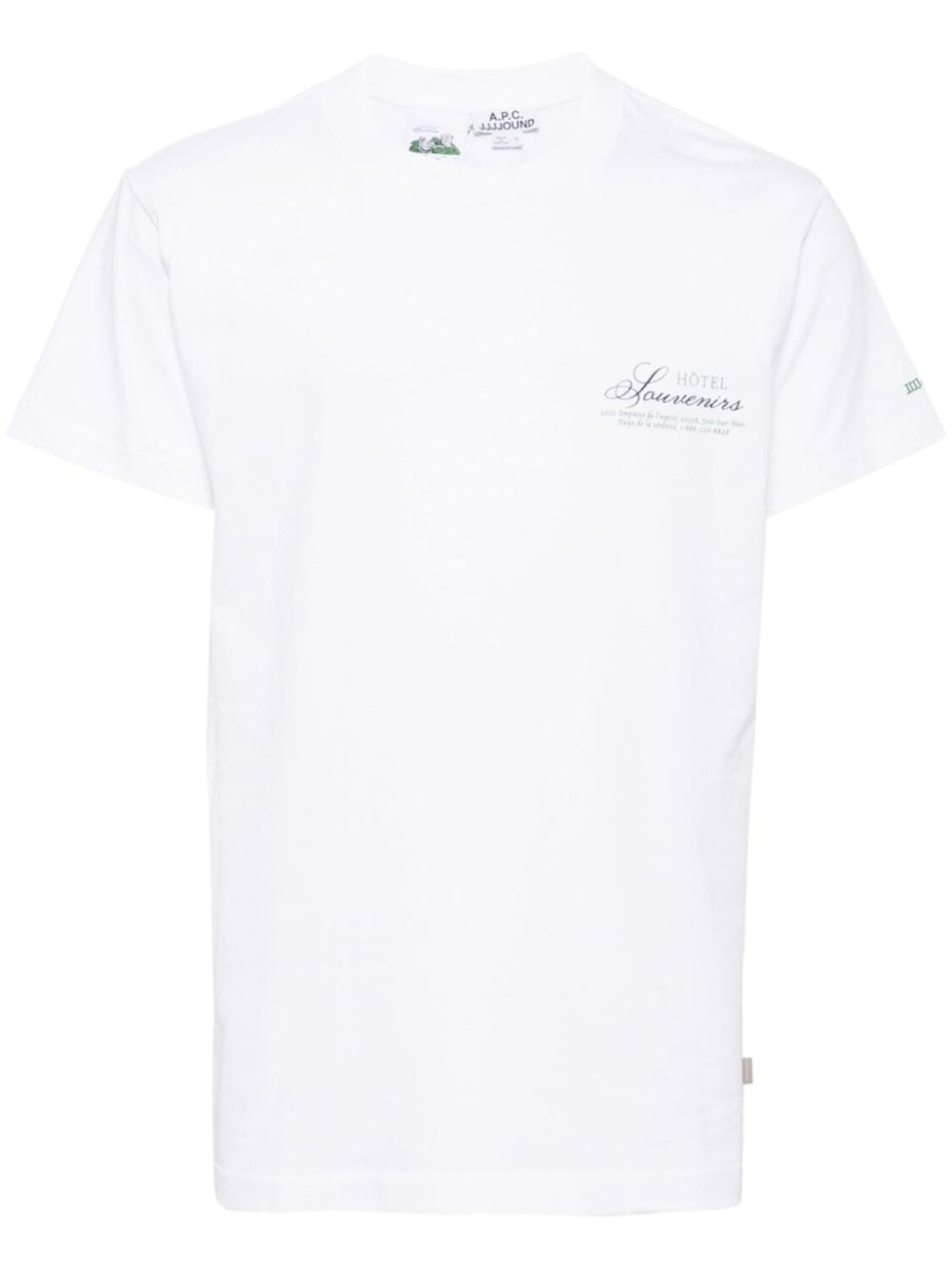 

A.P.C. футболка с графичным принтом из коллаборации с JJJJound, белый
