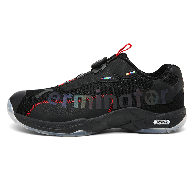 

Кроссовки XPD Badminton Shoes Unisex Low-top Black, черный