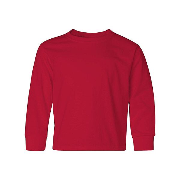 

Футболка Dri-Power youth long sleeve 50/50 Jerzees, True Red