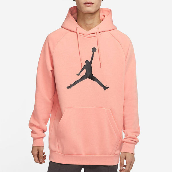 Толстовка Men's Air Jordan Large logo Printing Pullover Autumn Quartz Pink, розовый — фото 3
