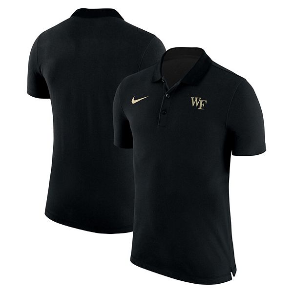 

Мужская черная поло Wake Forest Demon Deacons Nike