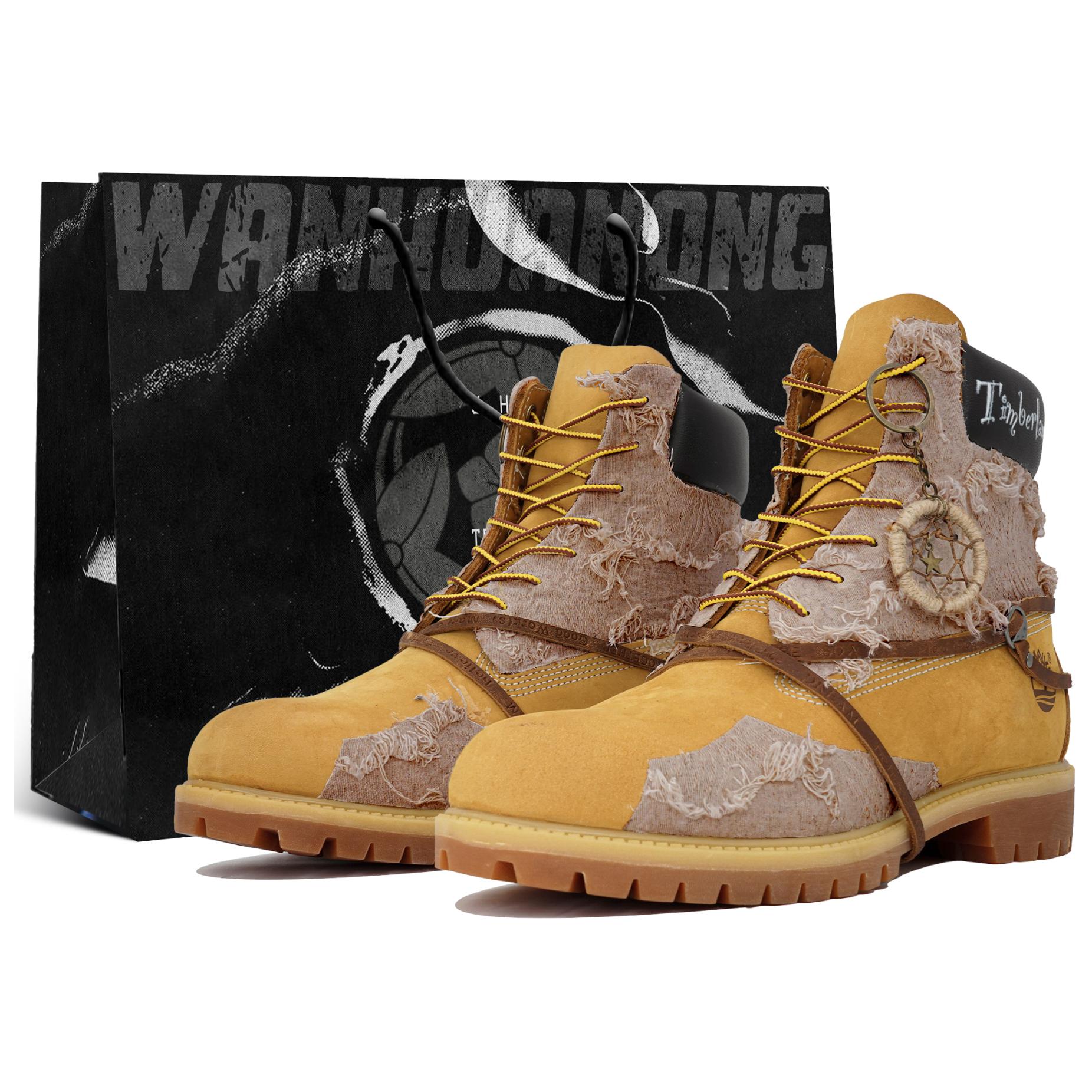 

Timberland Теплые и водонепроницаемые короткие ботинки PREMIUM для активного отдыха, женские, коричневые