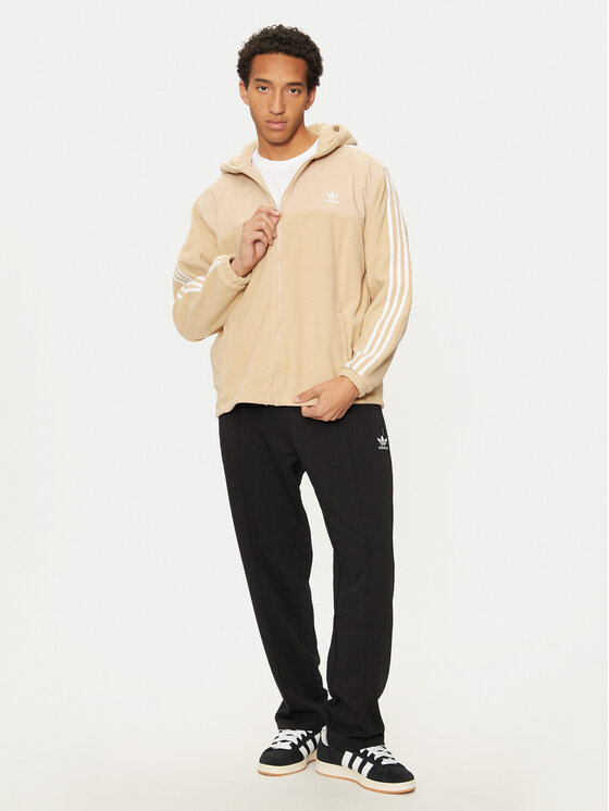 Толстовка обычного кроя Adidas, бежевый — фото 2