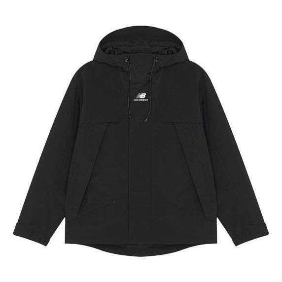 

Куртка New Balance Logo SS22 Embroidered Colorblock Hooded Jacket Unisex Black, черный