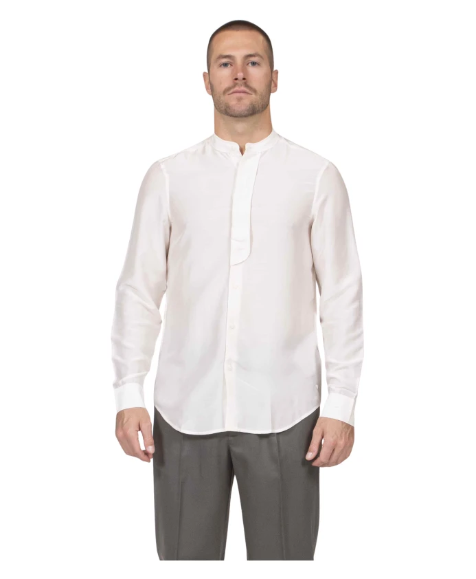 

Рубашка с воротником Гуру Emporio Armani, белый