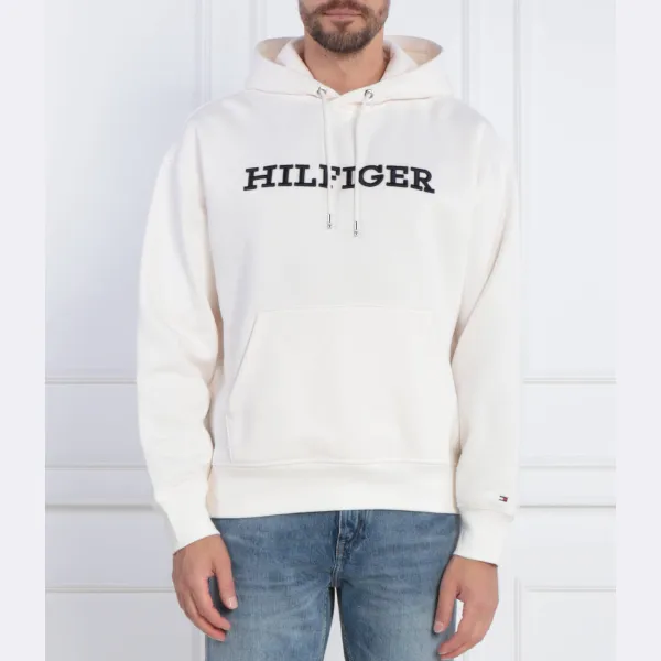 

Толстовка с вышивкой Monotype, толстовка обычного кроя Tommy Hilfiger, белый