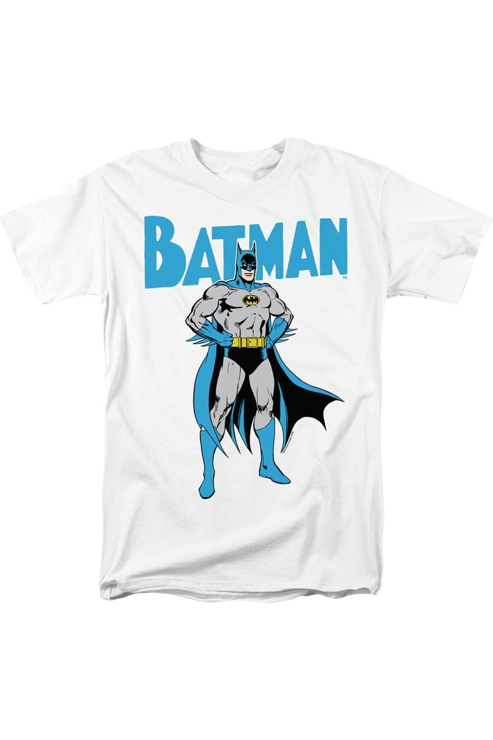 

Футболка с коротким рукавом Batman Stance для взрослых Gildan, белый