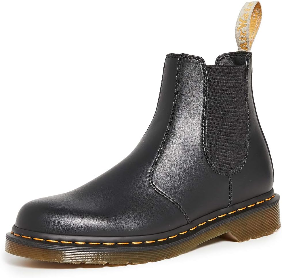 

Dr. Martens unisex-adult 2976 Smooth Leather BootЧелси-ботинки, Black Felix Rub Off