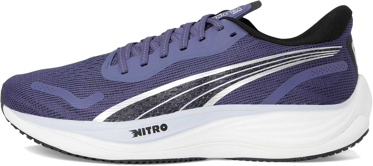 Мужские кроссовки для бега Puma Velocity Nitro 3, черный/синий — фото 4