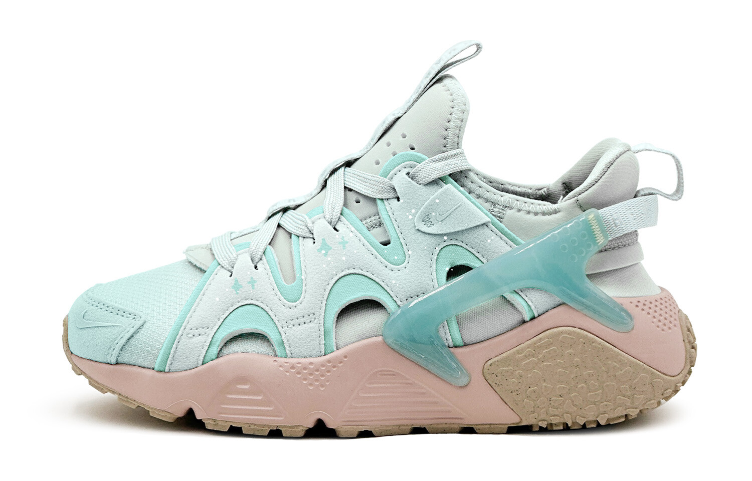 

Кроссовки Air Huarache Lifestyle женские с низким верхом розового цвета Nike, бирюзовый, Розовый, Кроссовки Air Huarache Lifestyle женские с низким верхом розового цвета Nike, бирюзовый