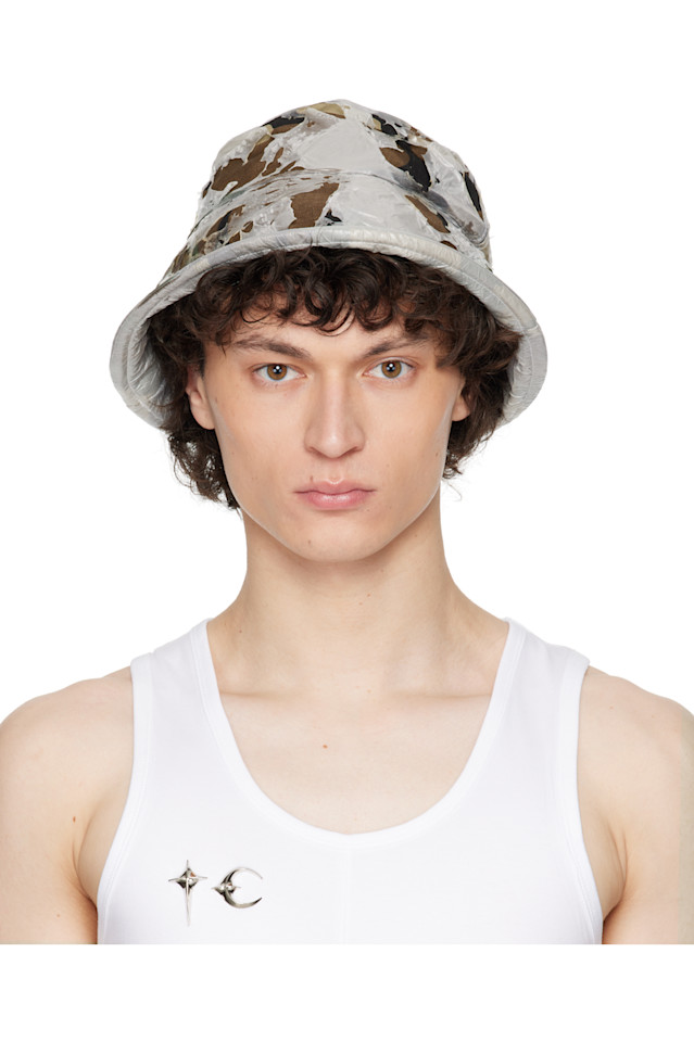 

Выжженная биоармейская панама Bucket Hat Thug Club, мультиколор