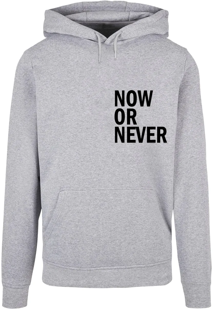 

Толстовка с капюшоном Merchcode " Merchcode Men's Now Or Never Basic Hoody", серый