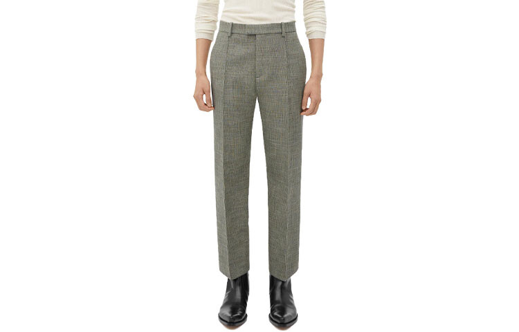 

Повседневные брюки мужские цвета фенхеля Bottega Veneta, цвет Fennel color
