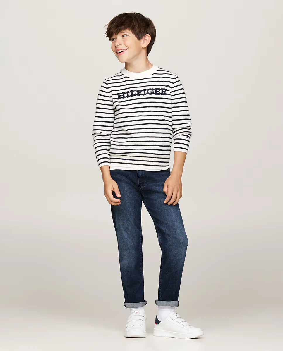 

Пятикарманные джинсы для мальчика Tommy Hilfiger, синий