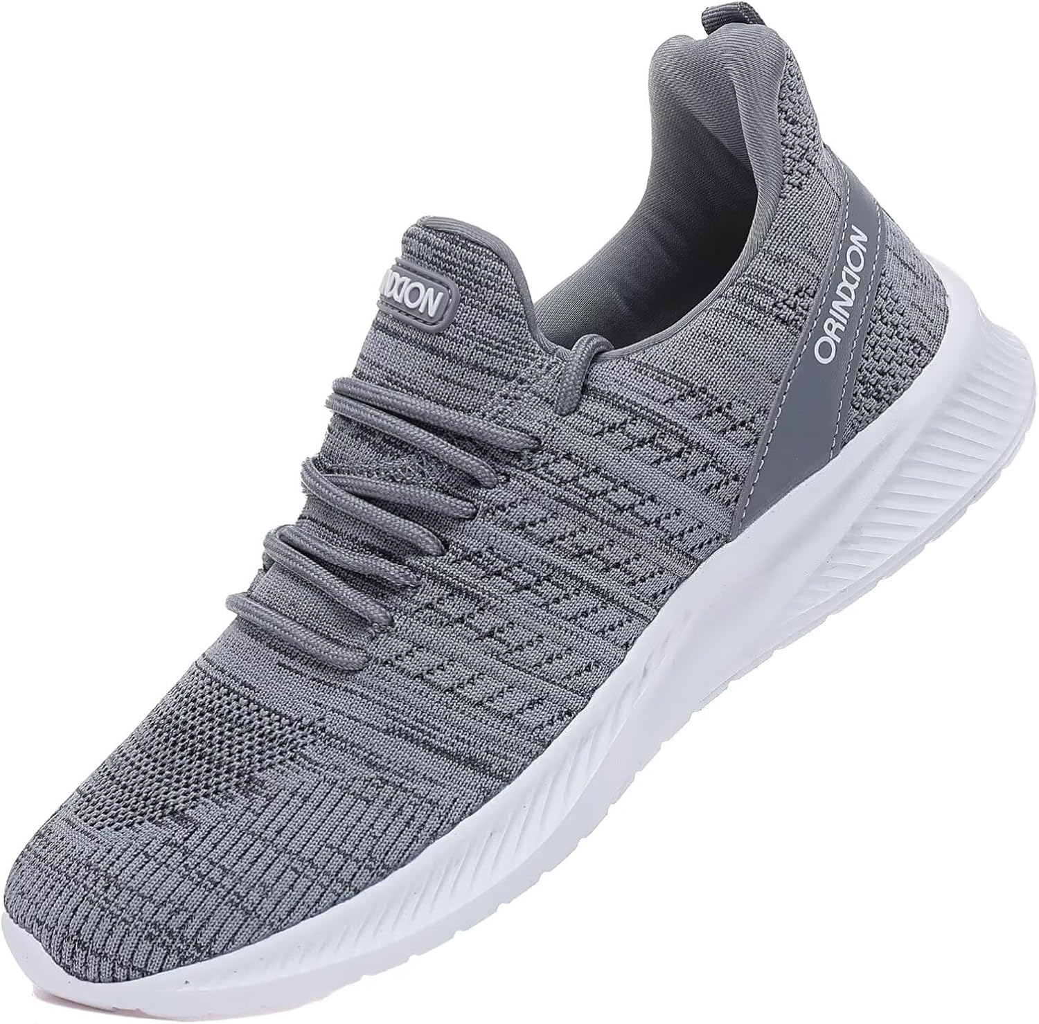 

Мужские кроссовки для бега и ходьбы, противоскользящие, повседневные, модные, слипоны, легкие, для тенниса и спорта Orinxion, серый