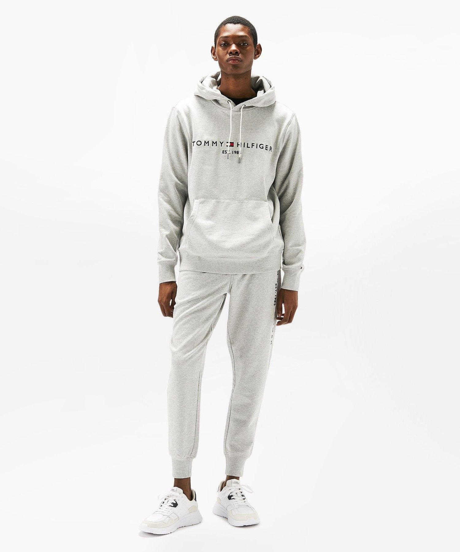 Спортивные штаны с базовым логотипом TOMMY HILFIGER, Gray P01