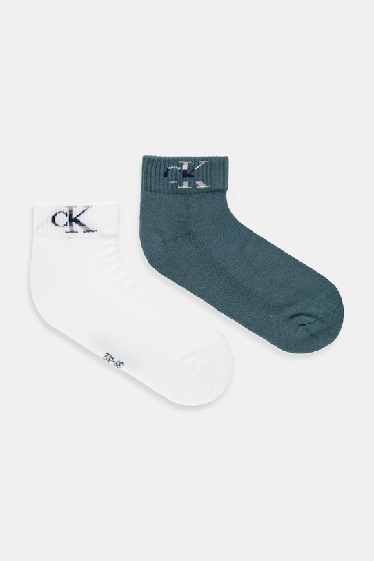 

Носки 2 пары Calvin Klein Jeans, бирюзовый