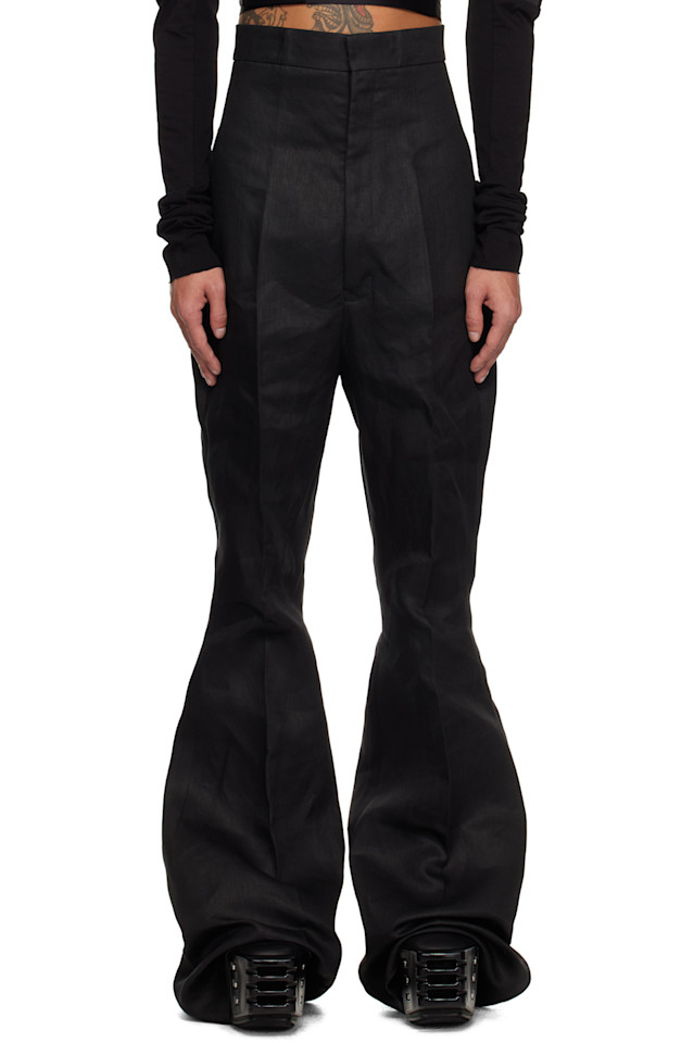 

Грязные брюки Hollywood Bolan Rick Owens, черный